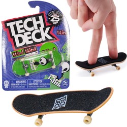 Tech Deck Griffbrett Blind grün + Aufkleber