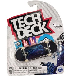 Tech Deck fingerboard skateboard Thank You blauer Tiger + Aufkleber