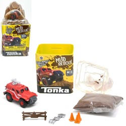 Tonka Mud Rescue Roter Jeep Auto + Sand