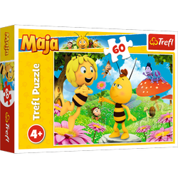 Trefl 17330 Puzzle 60 Eine Blume für die Biene Maja