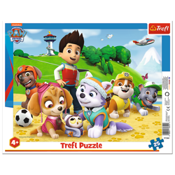 Trefl Frame Puzzle Paw Patrol auf dem Weg 25 Elemente