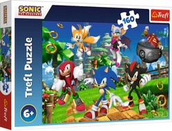 Trefl Puzzle 160 Elemente Sonic und seine Freunde buntes Puzzle für die Jüngsten