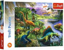 Trefl Puzzle 200 Raubdinosaurier