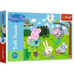 Trefl Puzzle 30 Peppa Wutz Waldexpedition