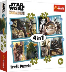 Trefl Puzzle 4in1 Star Wars Mandalorian