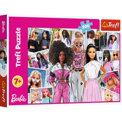 Trefl Puzzle Barbie - In der Welt Barbie 200 Elemente 48x34