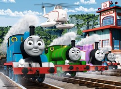 Trefl Puzzle Thomas & seine Freunde Bahnrennen 30 Elemente