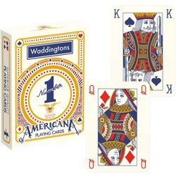 Waddingtons No1 Spielkarten klassisches Deck Americana