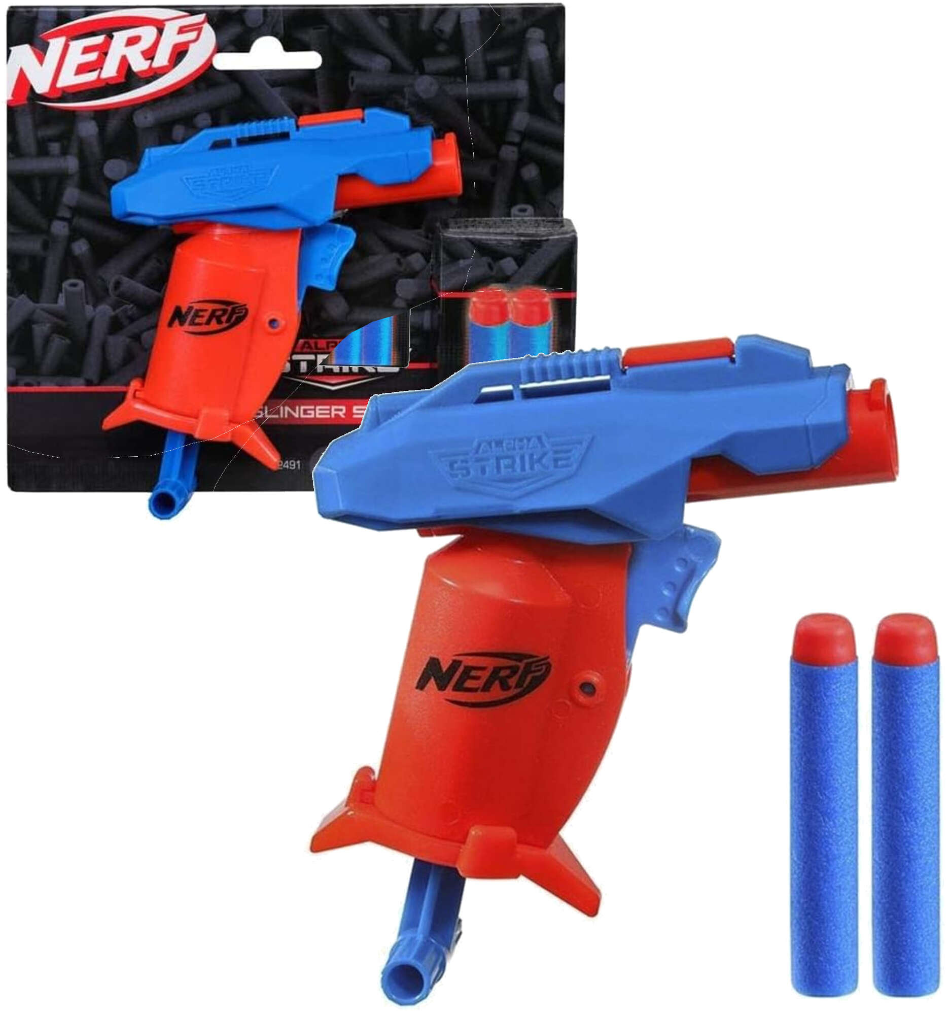 Nerf Alpha Strike Slinger SD 1 Werfer 2 Pfeile Humbitoys