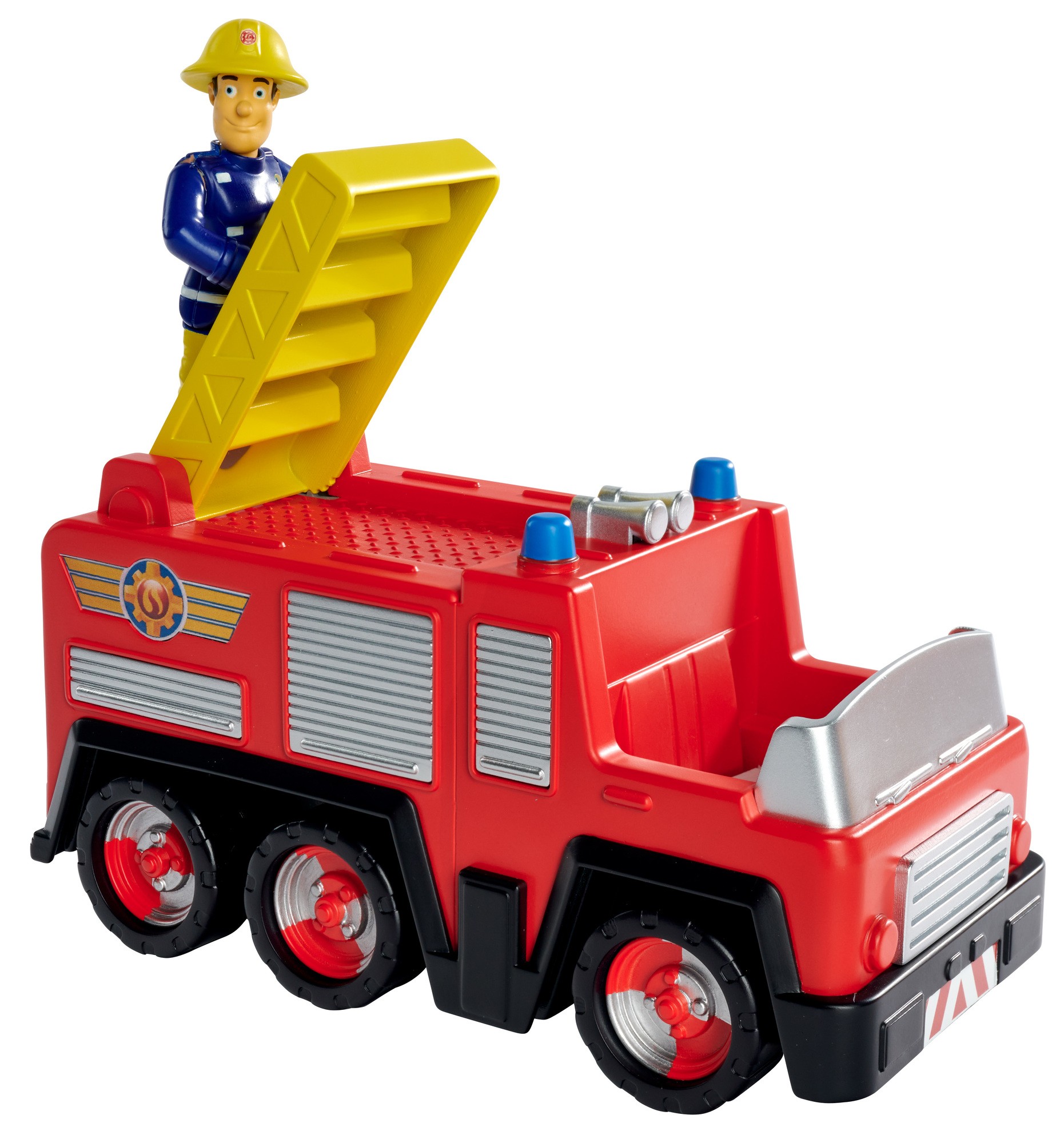 Set Feuerwehrmann Sam Sams Jupiter-Feuerwehrauto + Figur