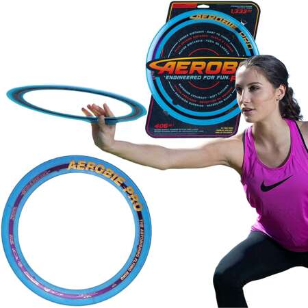 Aerobie Pro Frisbee-Werf-Reifen blau Spin Master
