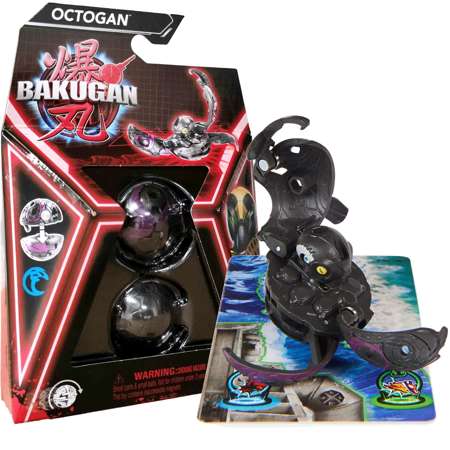 Bakugan Octogan Black transformierende Kampffigur + Karten