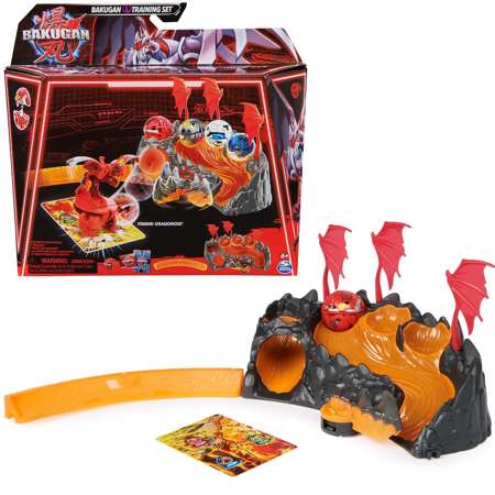 Bakugan Trainingsset + Titanium Dragonoid Dragon Clan Figur Rot