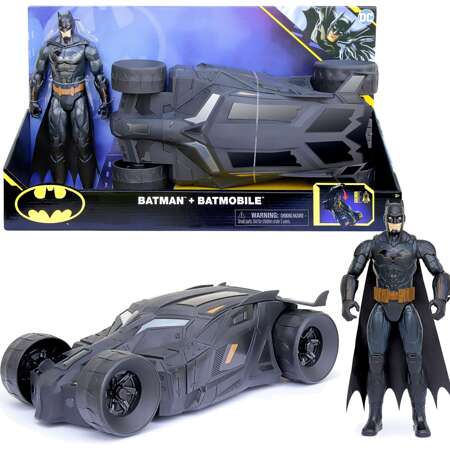 Batman Batmobile 38 cm Fahrzeug und 30 cm Figur DC Comics