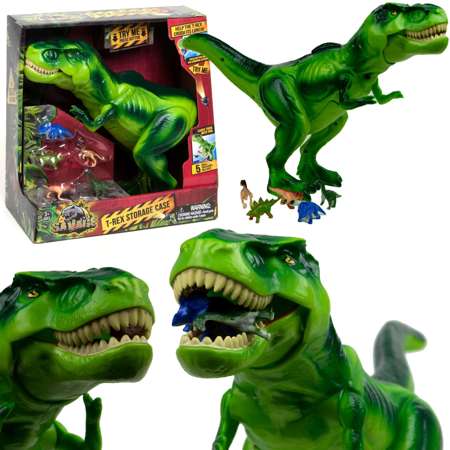 Boley Dinosaurier T-Rex Figur und kleinen Dinosauriern Kinderspielzeug