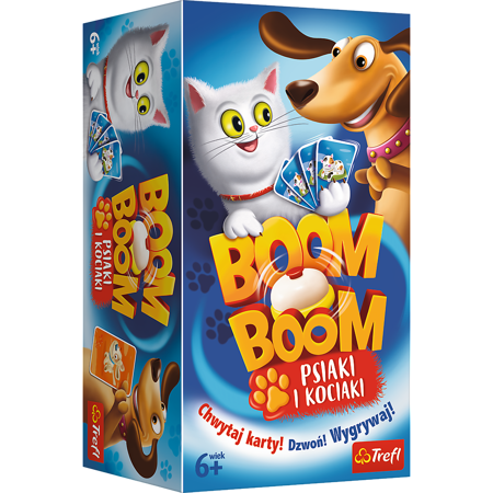 Boom Boom Dogs and Kittens Kinderbrettspiel familienfreundlich Dogs and Kittens Trefl