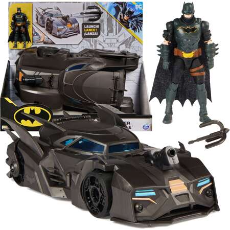 DC Comics Batman Figurenset 10 cm Puppe + Batmobile Zubehör