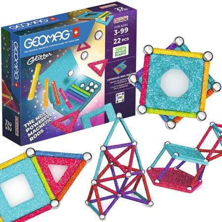 Geomag Glitter Magnetblöcke 22 Stück