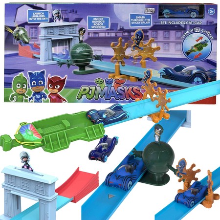 HTI 1416571 PJ Masks – Pyjamahelden Rettet die Stadt Rennstrecke