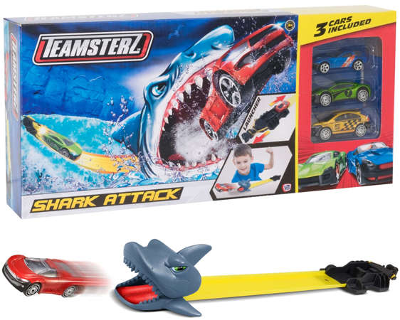 HTI Teamsterz Shark Attack Car Track + 3 Autos