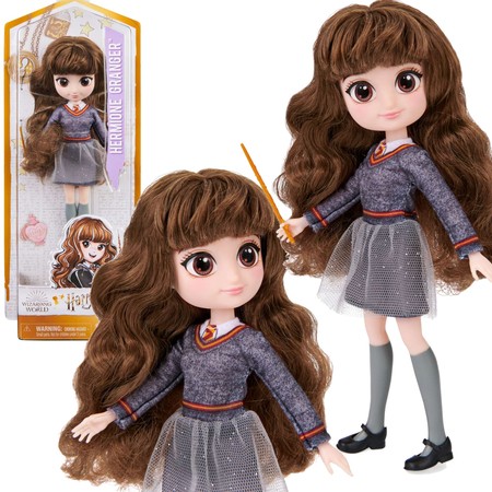 Harry Potter Puppenfigur mit Zauberstab Hermine Granger 20 cm