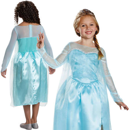 Kinder Karnevalskostüm Disney Frozen Die Eiskönigin Elsa 124-135 cm 7-8 Jahre