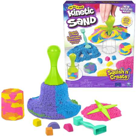 Kinetic Sand Set Kinetic Sand Squish n' Create + Zubehör