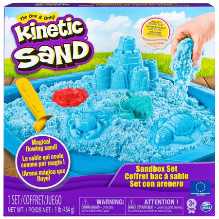 Kinetic Sand kinetische Sandburg Bausatz blau 454 g