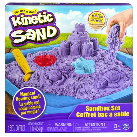 Kinetic Sand kinetische Sandburg Bausatz lila 454 g