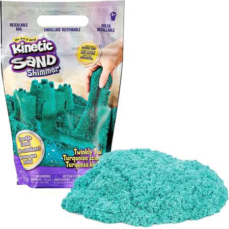 Kinetischer Sand Kinetic Sand Schimmernder Glitzer türkis 907 g