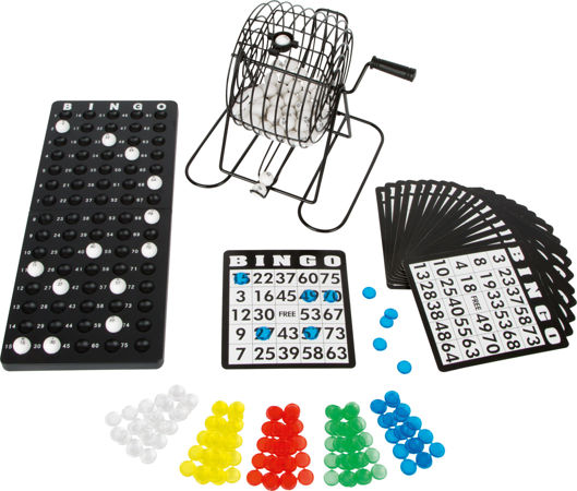 Kleiner Fuß Bingo Käfig Spiel shuffle Maschine 18 Karte Bord