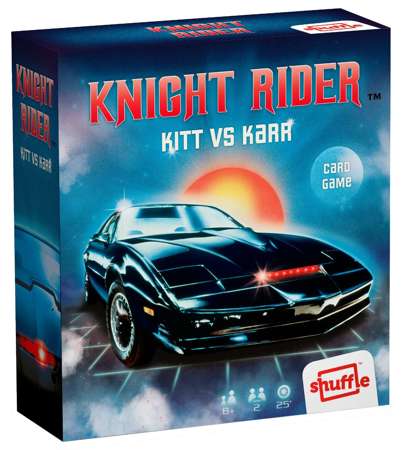 Knight Rider Kitt vs Karr Duell Party schnelles Kartenspiel