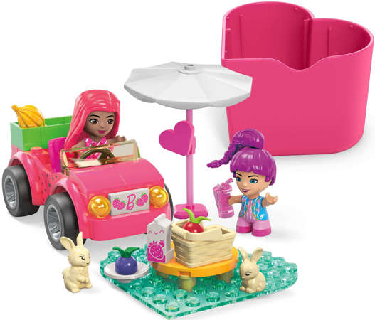 Mega Barbie Color Reveal Cabrio-Bausatz 66 Teile