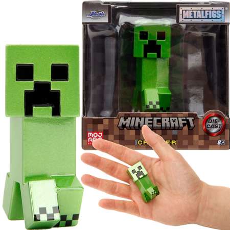 Minecraft Metall Creeper Monster Sammelfigur 6 cm