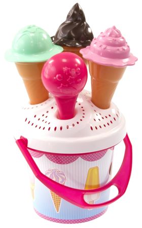 Mochtoys Eiskremkübel für Sandkasten Sandkübel