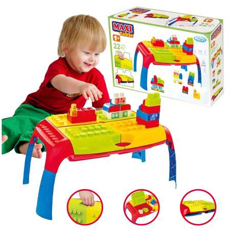 Mochtoys Maxi Table Baukastentisch mit Blöcken