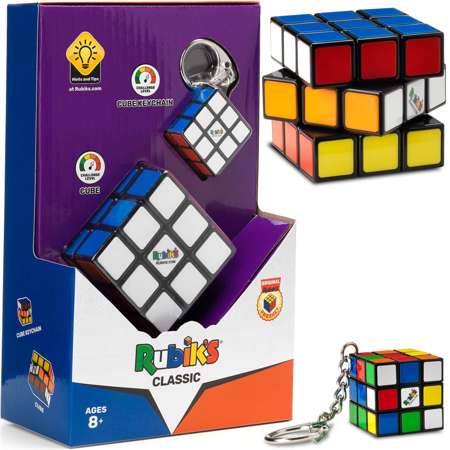 Original Rubik's Cube Rubik's Classic (Würfel + Schlüsselanhänger)