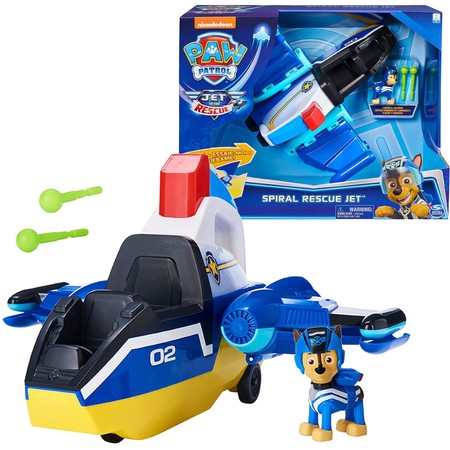 Paw Patrol Chase big jet deluxe mit Licht und Sound + Figur