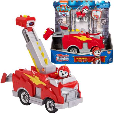 Paw Patrol Rescue Knights Marshall Figur und Fahrzeug