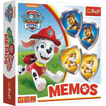 Paw Patrol Soziales Familien-Memory-Spiel Memory Pieski Memos Trefl 