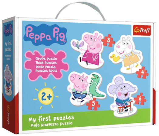 Peppa Wutz Puzzle Classic Mosie erste Puzzle 18 Teile Trefl Baby