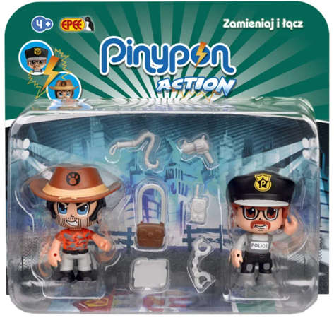 Pinypon-Set Reisender und Polizist
