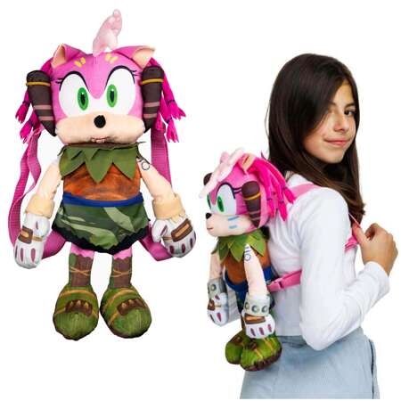 Plüsch-Maskottchen-Rucksack Sonic Prime Amy 