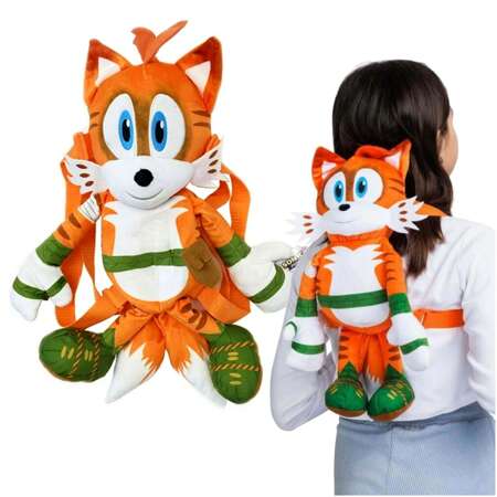 Plüsch-Maskottchen-Rucksack Sonic Prime Tails