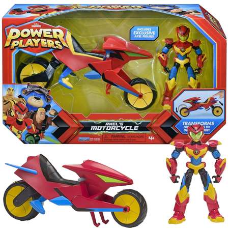 Power Players figur Axel + Motorrad großes Fahrzeug 20 cm