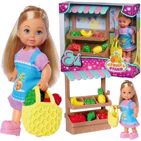 Puppe Evi Liebe Evi am Obststand Set