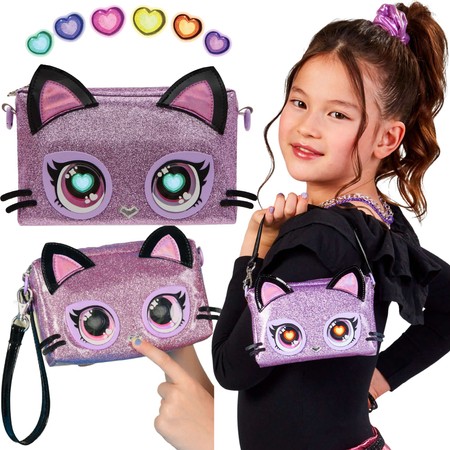 Purse Pets Purdy Purrfect Tasche mit Regenbogenaugen 