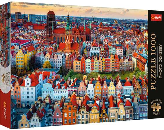 Puzzle 1000 Blick auf Gdańsk Trefl