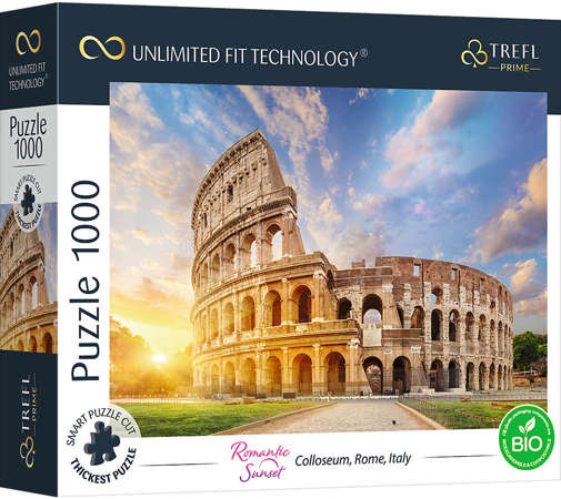 Puzzle 1000 Kolosseum, Rom, Italien Unbegrenzt fit Technologie