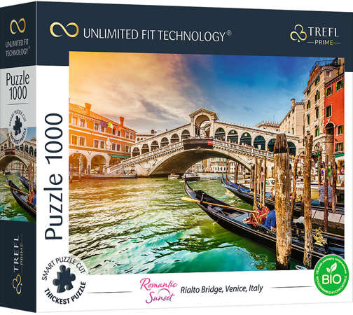 Puzzle 1000 Palace Most Rialto, Venedig, Italien Unlimited Fit Technology